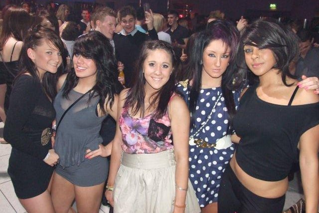 Enjoying a night out in 2010