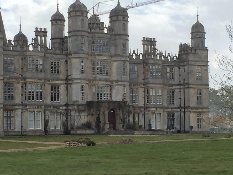 Filming for The Flash at Burghley House