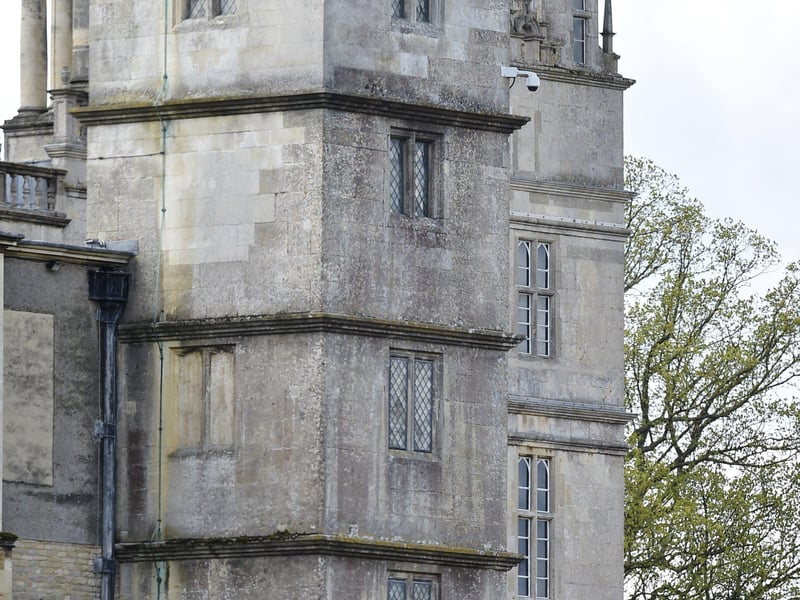 Filming for The Flash at Burghley House