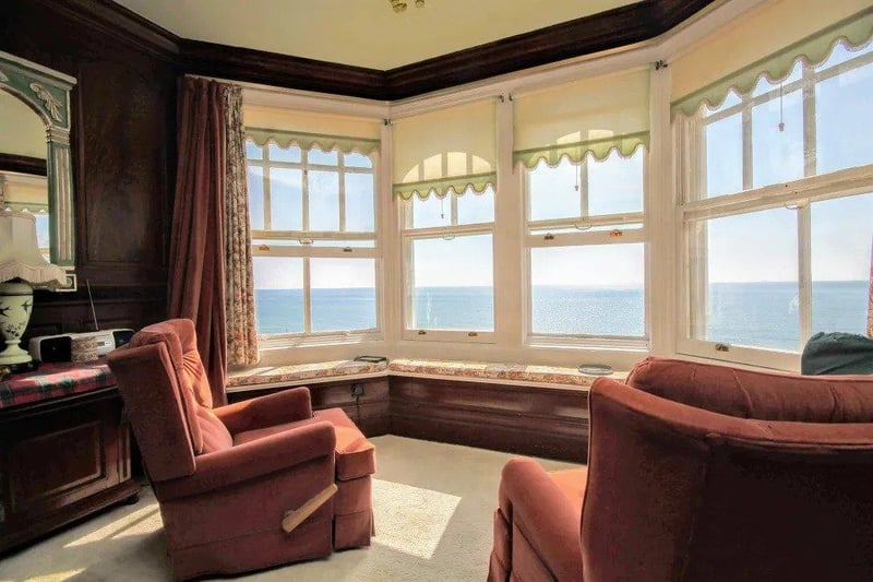 Located directly on Hove seafront, sea views can be seen throughout this penthouse.
