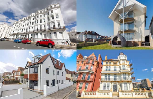 All these properties have stunning sea views. Images: Zoopla