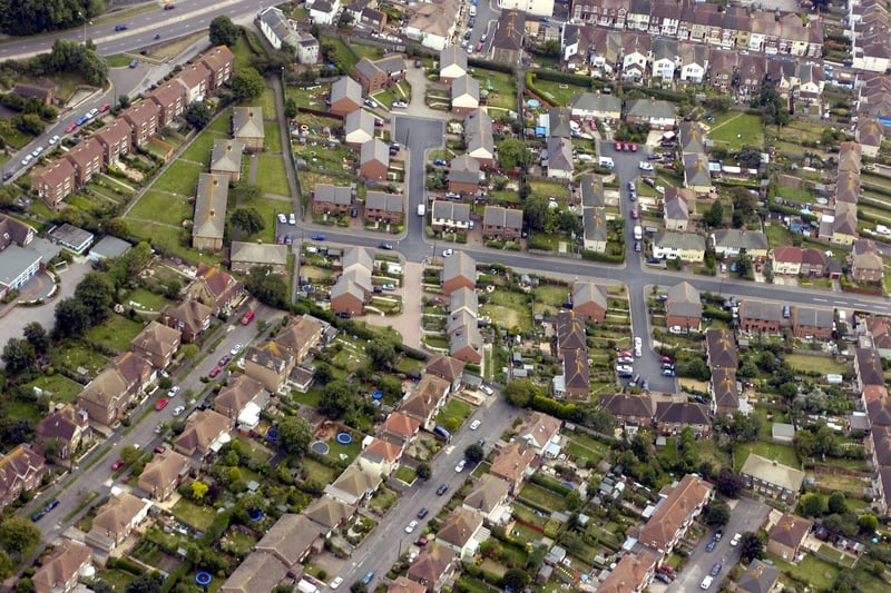Aerial photo taken in 2005: Bexhill area SUS-210503-153509001