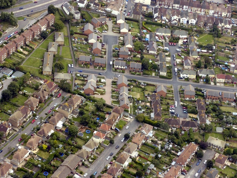 Aerial photo taken in 2005: Bexhill area SUS-210503-153509001