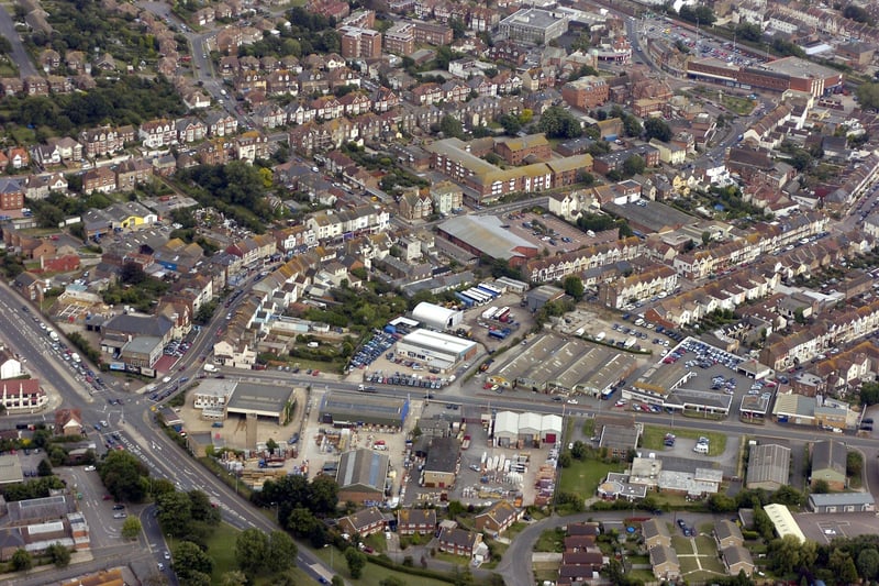 Aerial photo taken in 2005: Bexhill area SUS-210503-153604001