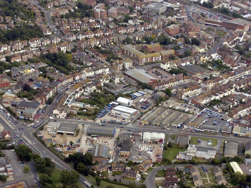 Aerial photo taken in 2005: Bexhill area SUS-210503-153604001