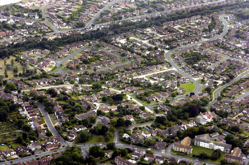 Aerial photo taken in 2005: Bexhill area SUS-210503-153615001