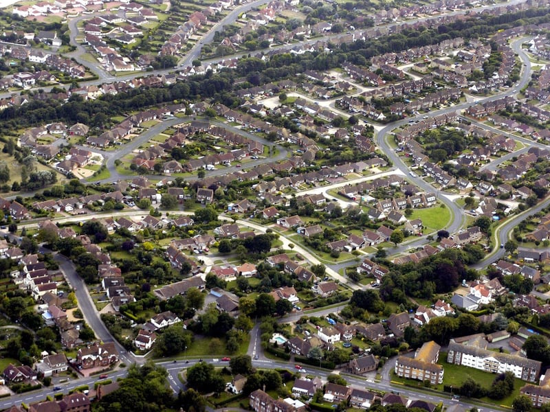 Aerial photo taken in 2005: Bexhill area SUS-210503-153615001