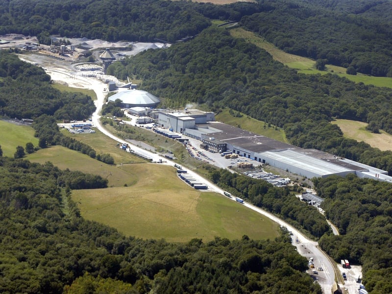 Aerial photo taken 2005: Gypsum Mine in Mountfield. SUS-210503-144358001