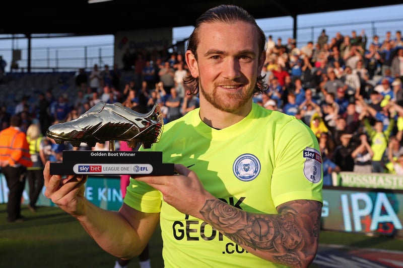 2017-18: A promising start under McCann helped by the goals of new striker Jack Marriott. Posh were up with the play-off pace until January when League One performances and results dipped alarmingly. MacAnthony lost patience after a fourth successive draw and McCann was gone, to be replaced by the controversial figure of Steve Evans within a week. Evans started with a bang, but couldn’t get much more from an inherited squad and the season finished with a whimper with five defeats in six matches. Marriott (pictured) did land the League One Golden Boot award with 27 goals (33 in all competitions). League One finish: 9th. Highlight: A hat-trick in his second game for Marriott. Lowlight: Playing against nine men at MK Dons for an hour and losing 1-0.