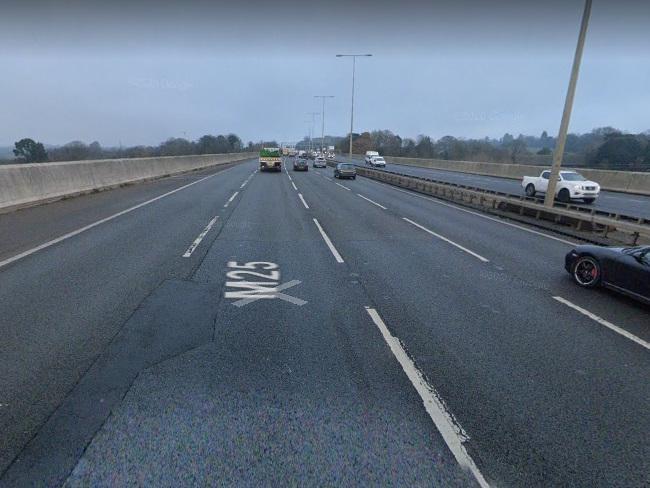 Speed Limit: 70mph.
There is a speed camera near junction 20 on the M25.