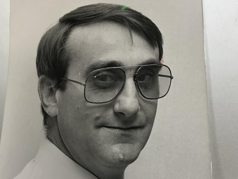 John in his earlier days in the political arena