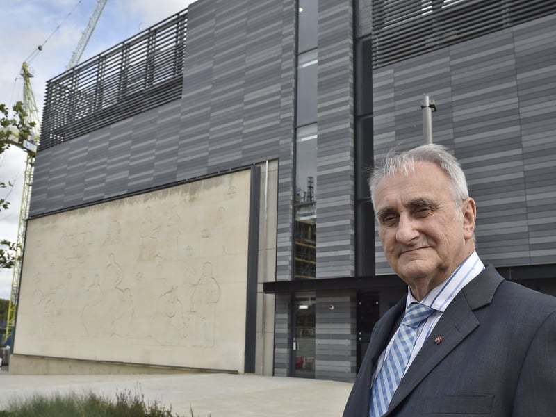 John at the council's Sand Martin House offices at Fletton Quays