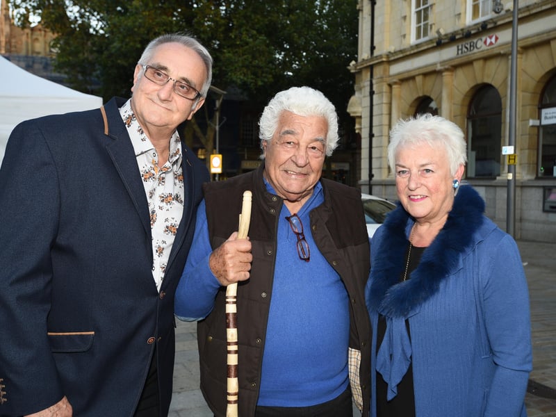 John and Barbara with Antonio Carluccio at the Italian Festival EMN-151209-221443009