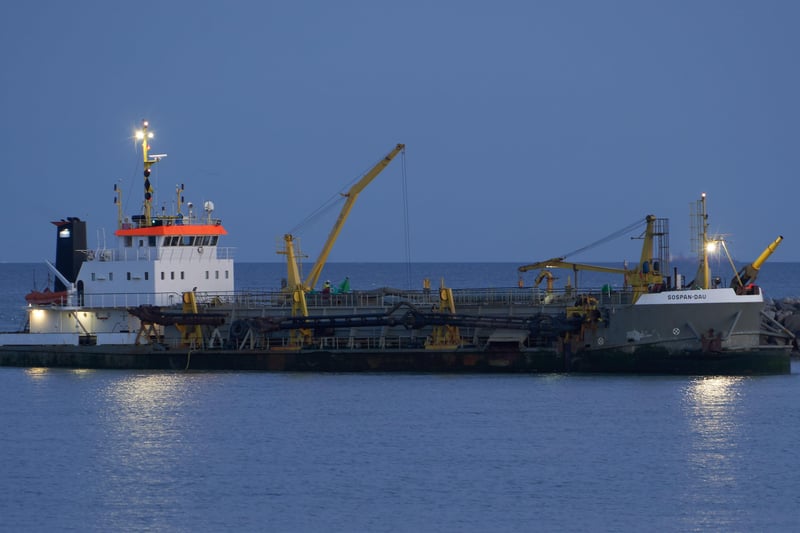 Ray Beckwith snapped this regular visitor to Eastbournes shores, the Sospan Dau dredger. "This Dutch vessel has been carrying out work at Sovereign Harbour for a few days. The attached image was taken on a Sony A7 III and shows the vessel moored up just outside the Harbour with lights on," he said. SUS-210513-104312001