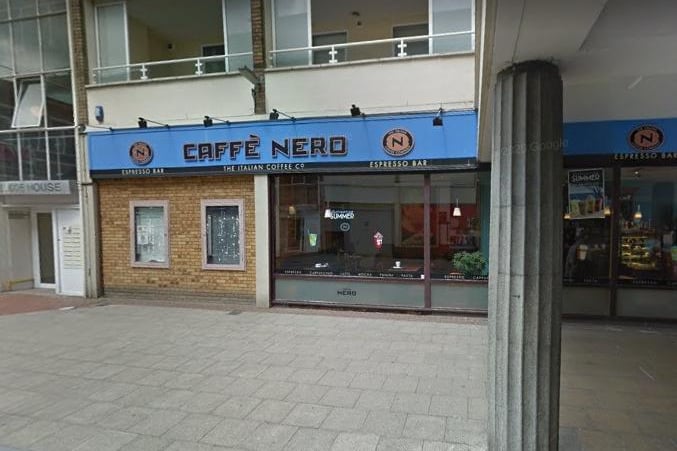 Caffe Nero in the town centre received a five star rating after an inspection on 09 February 2021.