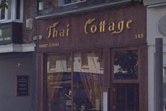 Restaurant owned by a Thai-British couple on Berkhamsted's High Street. 
Date of inspection: 22 February 2021.