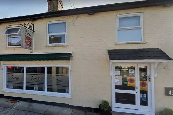 Indian restaurant on the High Street in Bovingdon.
Date of inspection: 01 February 2021.