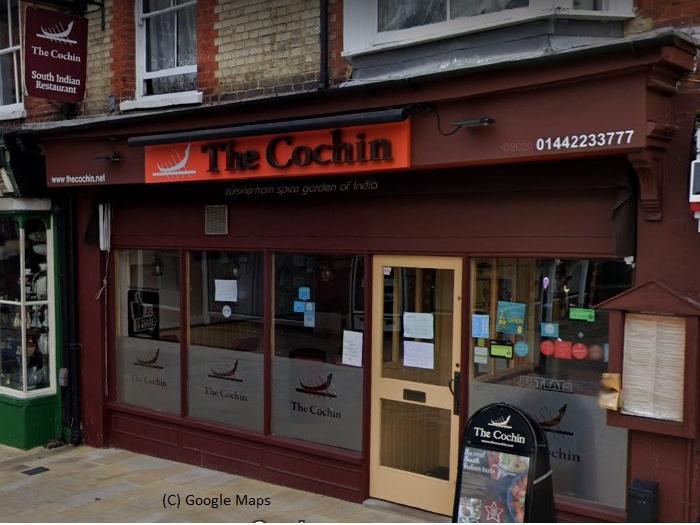 Indian Restaurant on Hemel Hempstead's High Street.
Date of inspection: 04 February 2021.