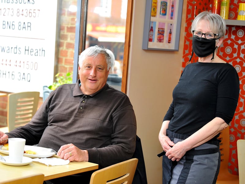 Diners could eat in for the first time today (Monday May 17). Pic S Robards SR2105171 SUS-210517-165134001