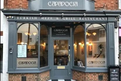 In fifth place is the Capadocia Turkish Restaurant  in St John Street, Newport Pagnell.
Here there is Mediterranean, European, Turkish and Middle Eastern food on offer, plus grilled and healthy options.