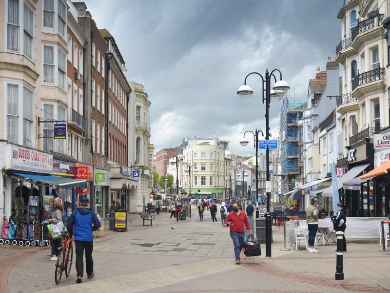 Hastings town centre SUS-210517-143954001