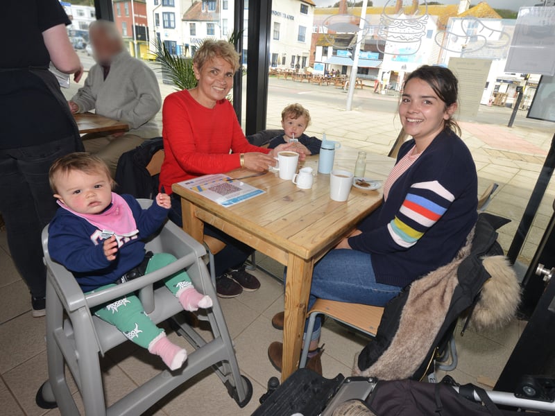 People enjoying being able to meet up inside pubs, cafes and restaurants again after the easing of lockdown restrictions on May 17. Photos taken in Hastings.
Eat@The Stade SUS-210517-143307001