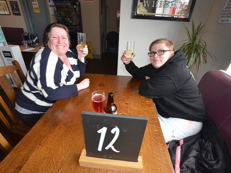 People enjoying being able to meet up inside pubs, cafes and restaurants again after the easing of lockdown restrictions on May 17. Photos taken in Hastings.
The Cutter SUS-210517-143812001