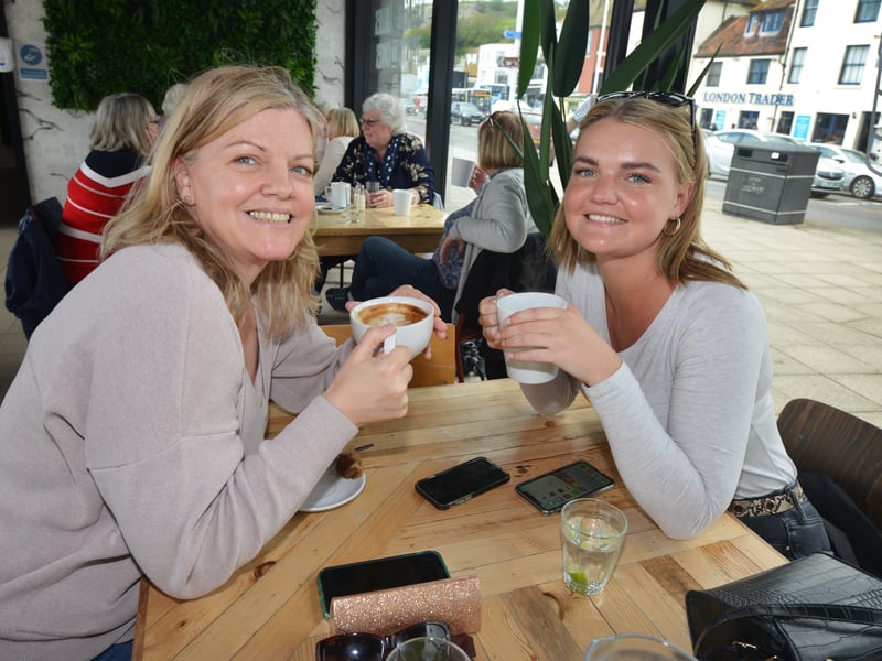 People enjoying being able to meet up inside pubs, cafes and restaurants again after the easing of lockdown restrictions on May 17. Photos taken in Hastings.Eat@The Stade SUS-210517-143731001