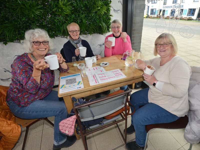 People enjoying being able to meet up inside pubs, cafes and restaurants again after the easing of lockdown restrictions on May 17. Photos taken in Hastings.Eat@The Stade SUS-210517-143744001