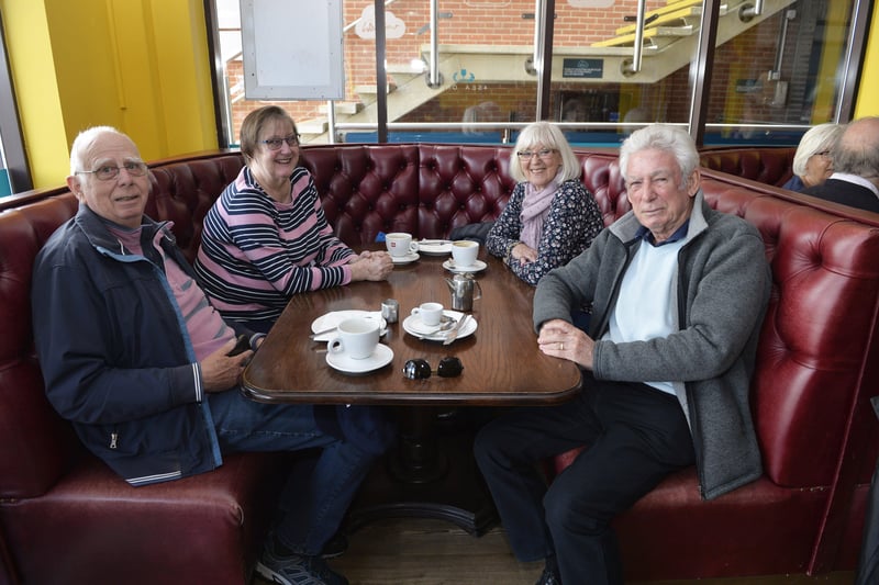 People in Eastbourne are enjoying themselves in pubs, restaurants and hotels after the easing of lockdown restrictions (Photo by Jon Rigby) SUS-210517-150933001