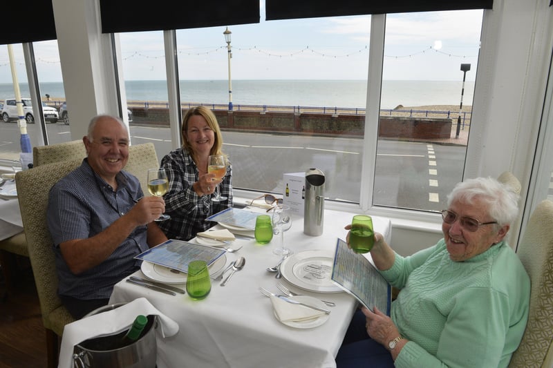 People in Eastbourne are enjoying themselves in pubs, restaurants and hotels after the easing of lockdown restrictions (Photo by Jon Rigby) SUS-210517-151007001