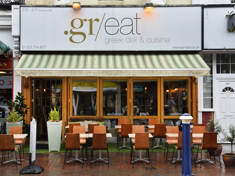 Gr/Eat Greek Deli and Cuisine on Terminus Road is ranked as the second best restaurant in Eastbourne with a five 'star' rating from 978 reviews. (Photo by Jon Rigby) SUS-180913-114821008