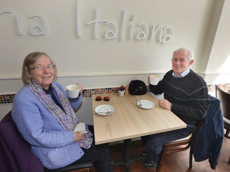 People out and about in Bexhill after the easing of lockdown restrictions on May 17.
Trattoria Italiana SUS-210518-123712001