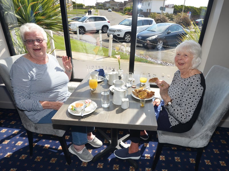 People out and about in Bexhill after the easing of lockdown restrictions on May 17.
The Cooden Beach Hotel SUS-210518-123633001
