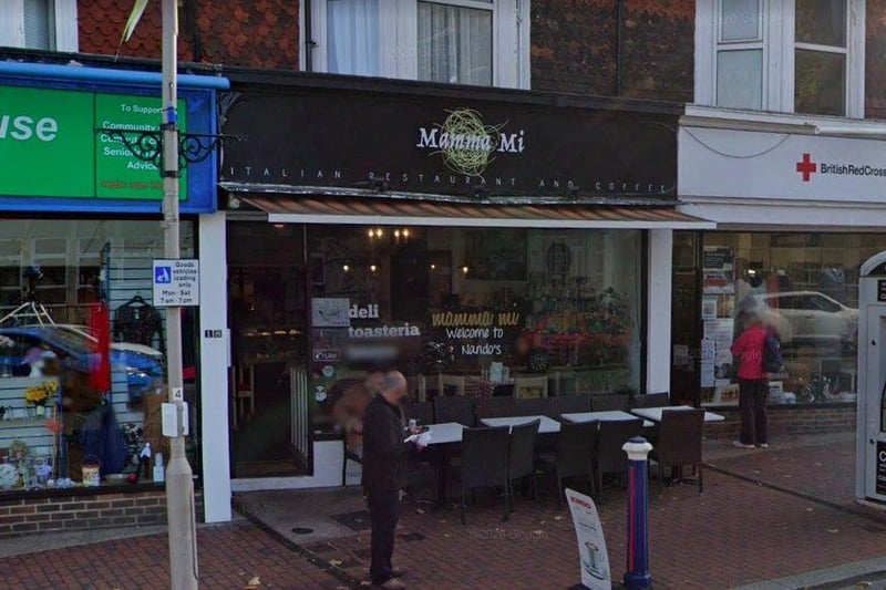 Mamma Mi on Grove Road  is ranked twelfth with a four and a half 'star' rating from 277 reviews. (Picture from Google Street Maps)SUS-210604-141913001
