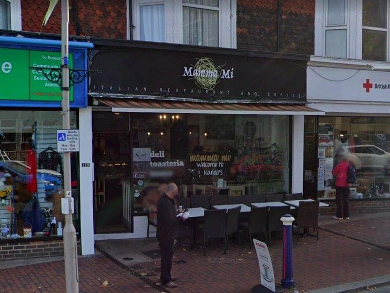 Mamma Mi on Grove Road is ranked twelfth with a four and a half 'star' rating from 277 reviews. (Picture from Google Street Maps)SUS-210604-141913001