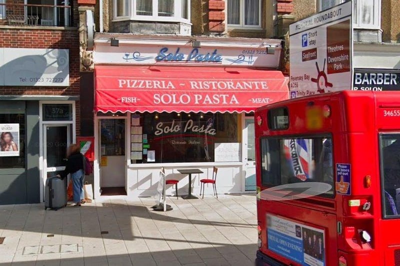 Solo Pasta on Cornfield Road  is ranked fourteenth with a four and a half 'star' rating from 545 reviews. (Picture from Google Street Maps)