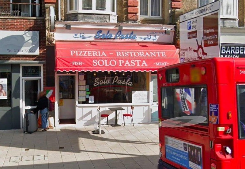 Solo Pasta on Cornfield Road  is ranked fourteenth with a four and a half 'star' rating from 545 reviews. (Picture from Google Street Maps)