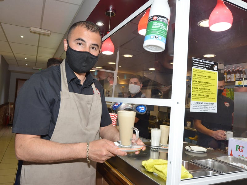 People out and about in Bexhill after the easing of lockdown restrictions on May 17.
Poppins Cafe and Restaurant SUS-210518-123842001