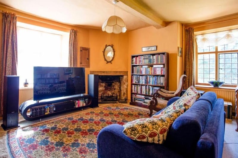 TV room inside Crown House on the market near Chipping Norton