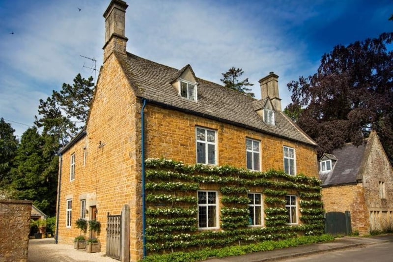 Crown House, a grade II listed home on the market in the village of Sandford St Martin near Chipping Norton
