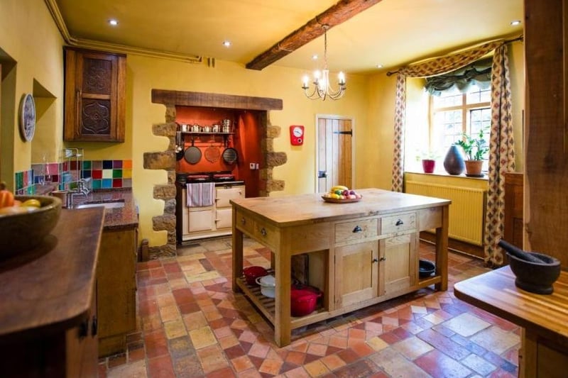 Kitchen in Crown House, a grade II listed home on the market near Chipping Norton