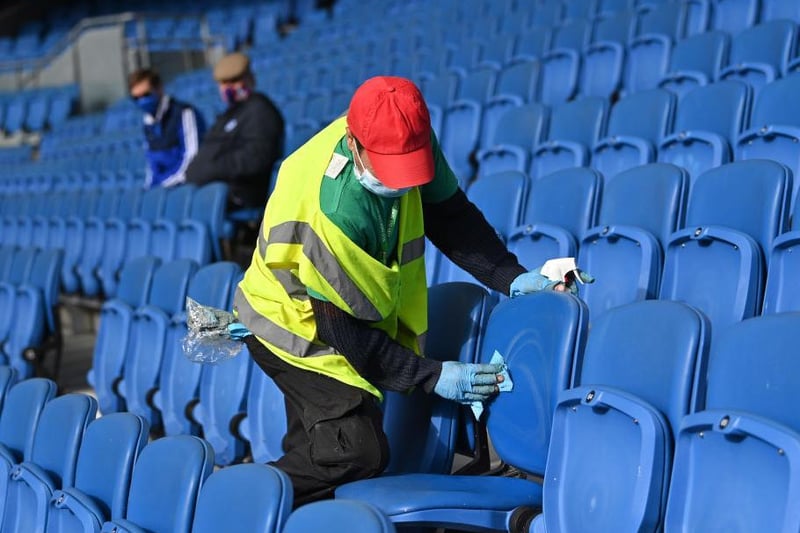 Fans are back at the Amex Stadium for Brighton vs Man City