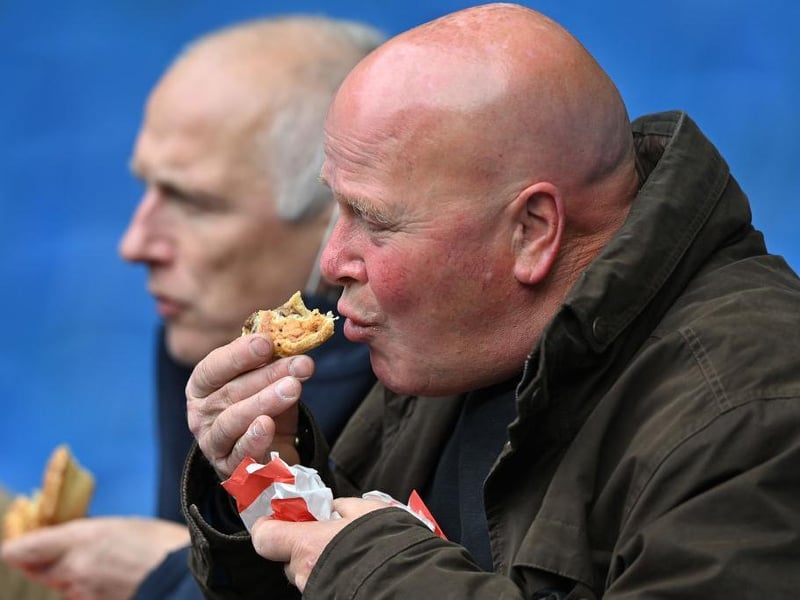 Fans are back at the Amex Stadium for Brighton vs Man City