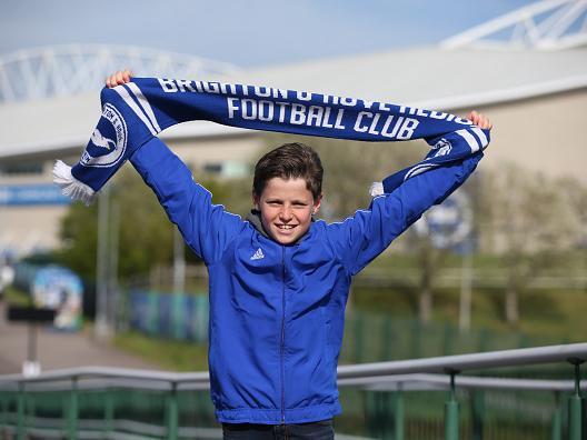 Fans are back at the Amex Stadium for Brighton vs Man City