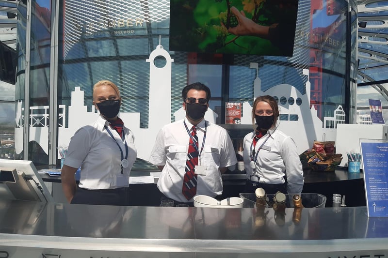 The staff were so excited to welcome visitors back onboard the i360 pod