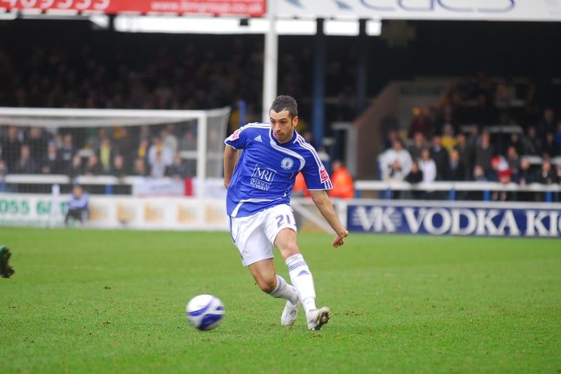 LEFT-BACK: TOM WILLIAMS: 2008-09: 25 apps. Charlie Lee arrived at Posh in time for the 2007-08 League Two promotion-winning season as a goal-scoring midfielder. He was the first choice left-back by the time Posh secured promotion from League One the following season, but still scored the goal that sealed the deal at Colchester. His versatility would get him into a composite squad, but he’s not my first choice. Tommy Williams played 25 League One games in the 2008-09 season and was a real crowd-pleaser with his pace, undoubted quality and his set-piece skills. He was a natural left-footer so gives my side good balance. Dan Butler has just finished a solid season for Posh, but I believe he is better as a wing-back.