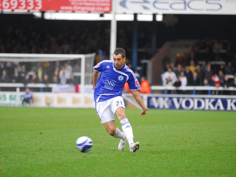 LEFT-BACK: TOM WILLIAMS: 2008-09: 25 apps. Charlie Lee arrived at Posh in time for the 2007-08 League Two promotion-winning season as a goal-scoring midfielder. He was the first choice left-back by the time Posh secured promotion from League One the following season, but still scored the goal that sealed the deal at Colchester. His versatility would get him into a composite squad, but he’s not my first choice. Tommy Williams played 25 League One games in the 2008-09 season and was a real crowd-pleaser with his pace, undoubted quality and his set-piece skills. He was a natural left-footer so gives my side good balance. Dan Butler has just finished a solid season for Posh, but I believe he is better as a wing-back.