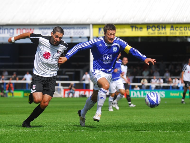 RIGHT-BACK: RUSSELL MARTIN: 2008-09: 46 apps. Three strong contenders here in Martin (2008-09), Mark Little (2010-11) and Nathan Thompson (2020-21). The latter was one of the Posh stars of last season and would be an invaluable squad member in any composite side because of his versatility. He’s a better defender than Little, but the latter’s speed and attacking dash was a delight to behold in his exciting promotion-winning team. But I’ve gone for the man who was the best all-round right-back and that’s Martin. Martin was a top defender who was also stylish on the ball and played every game of the unforgettable 2008-09 campaign when only Leicester proved better than Posh. Martin went on to have a top career at Norwich.