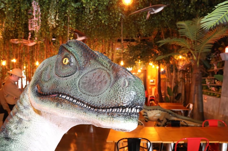 Customers will be immersed in the world of dinosaurs when they visit